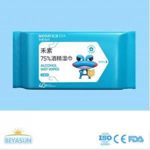 China 75% Medical Alcohol Anti Virus Babyganics Wipes Antiseptic Disinfectant Wet Wipes supplier