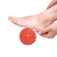 9cm PVC Fitness Spiky Hand Foot Massage Ball Red Trigger Points Foot Balls
