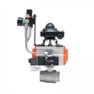 Industrial Pneumatic 304 Stainless Steel 2PC Ball Valve with 30-Day Refund Policy