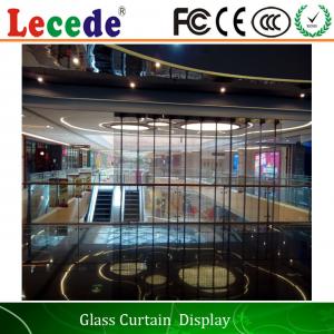 Full Color Transparent Led Video Wall  for Buildings / Office Buildings