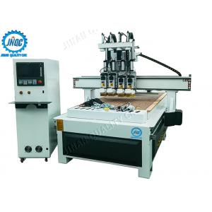 China Automatic Tool Changer Computer Controlled Wood Router Machine With 4 Heads supplier