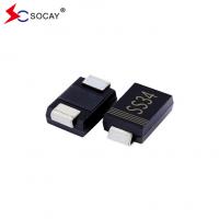 China SS34C Schottky Barrier Diode 40VRRM 20VRRM SMC Package Schottky Barrier Rectifiers on sale