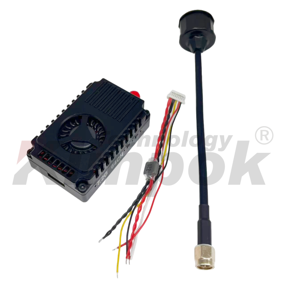 China Transmisor de video inalámbrico analógico para drones T67 - 7W de alta potencia, multibanda de 6.1-7.2 GHz Descripción del producto wholesale