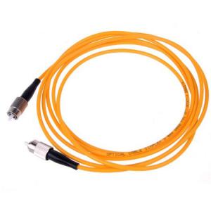 China Orange color Fiber Optic Patch Cord FC To FC Multimode Simplex supplier