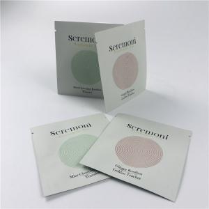 Customized Three Side Sealed Small Sachets For Hand Lotion Packaging