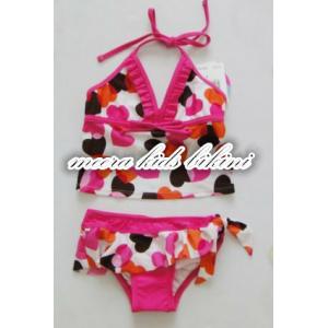 China Heat printed loverly girls bikini kids swimwear fashion grils underwear supplier