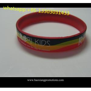 China 1 inch Manufacture high quality cheap custom debossed silicone wristband supplier