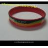China 1 inch Manufacture high quality cheap custom debossed silicone wristband wholesale