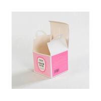 China Pink Foldable Food Grade Cardboard Boxes Lightweight Cake Packaging on sale
