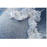 China Cotton Light Stretch Denim Fabric Dark Blue Color 58 Inch Width wholesale