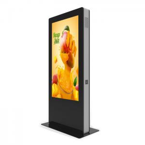 65-inch floor-standing advertising LCD display with backlight 2500nits outdoor digital signage