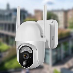 4G Outdoor PTZ Surveillance Camera 360 Degree Swiveling Wireless PIR Full Color
