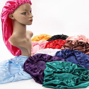 OEM Seal Moisture Satin Lined Sleeping Hair Bonnets For Hair Braid