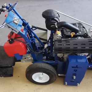 HG 1025 Booster Pushing Road Marking Removal Machine Striping Removal Equipment