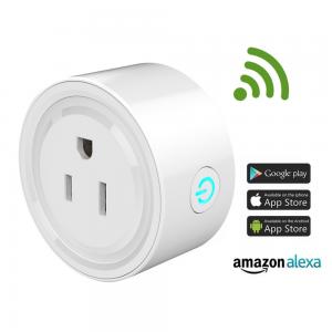 WiFi Smart Plug Mini Outlet with Energy Monitoring, Works with Amazon Alexa Echo and Google Assistant, No Hub Required,