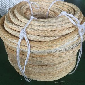 China 60mm Ultra High Molecular Weight Polyethylene Rope 12 Strand MBL Mooring Rope supplier