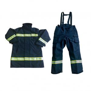 China Customized Fireman Suit Four Layers Structure 17000pa Hydrostatic Pressure supplier