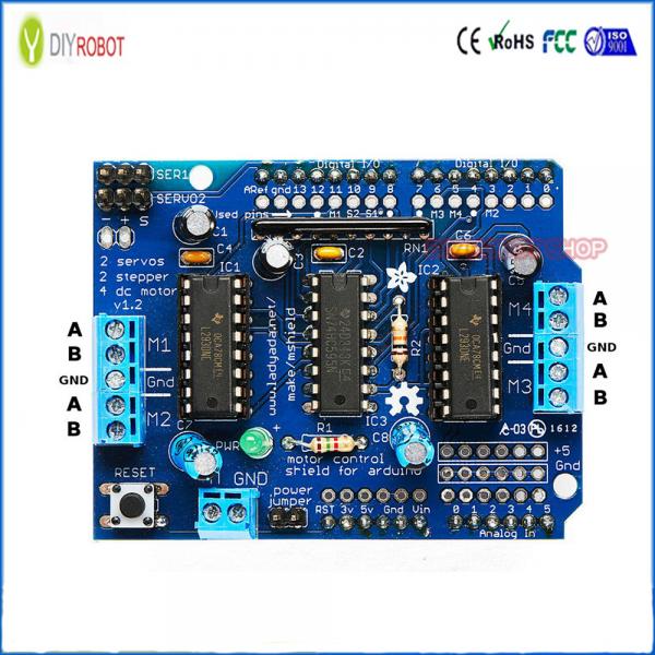 L293D Motor Shield for Arduino Control Module DC Stepper Motor Driver Expansion