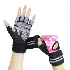 China Cycling Fitness Gloves Tactical Half Finger Anti Skid Outdoor Woman Yoga Training supplier