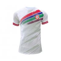 China embroidery Football Team Jersey 100% Polyester Material with Screw thread Collar on sale