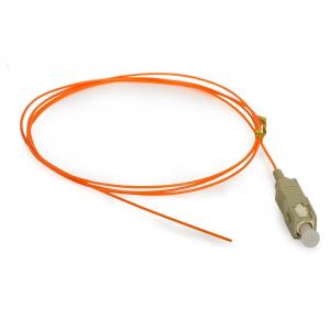 Multimode SC MM Fiber Pigtail with UPC Poishing , 0.9mm Orange Fiber cable