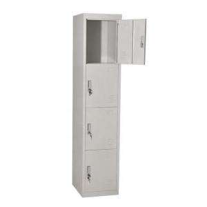 ISO18001 50kgs / Layer 4 Door Locker Cabinet For Office