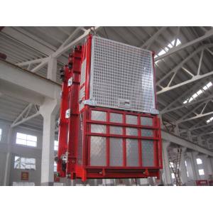 China OEM Red Construction Hoist Parts Building Lifter Single Elevator Cage for Oil Fields supplier