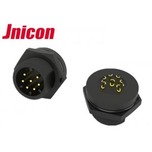 Jnicon Multi Pin Connectors Waterproof , 6 Pin Waterproof Connector Power / Signal Adapter