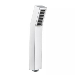 China Square ABS Plastic Rainfall Handheld Shower Head With Handheld Sprayer Brushed Finish wholesale