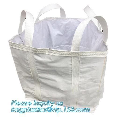 PP woven flexible big bag with baffle and brace inside for packing 2000kg iron