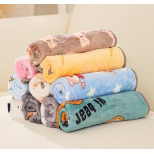 Cat Sleeping Blanket With Paw Print Dog Cat Soft Fleece Blankets Sleep Mat