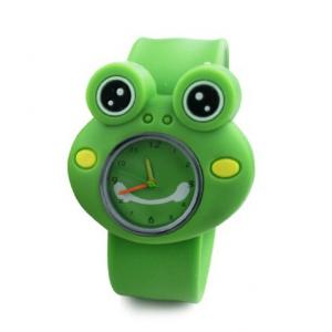 China Digital  Watch Cute Frog Slap 3D Cartoon Animal Boys Girls Gifts Quartz Wrist Watches Clock supplier