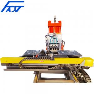 Steel Plate CNC Hole Punching Machine Automatic CNC Turret Punching Machine For Steel Tower Servo Motor