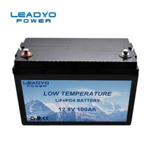 China Low Temperature LiFePO4 Rechargeable Lithium Battery Pack 100Ah 12v supplier