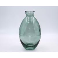 China H12cm Elegant Green Glass Vase Tiny Centerpiece for Single Flower Arrangements Mini Home Decor on sale