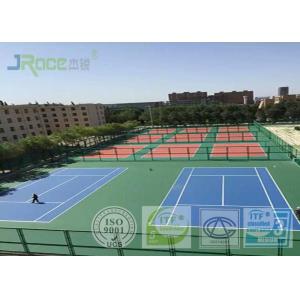 China Seamless Acrylic Tennis Court Flooring With Stable Surfacing Materials supplier