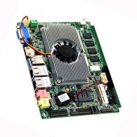 China Atom Baytrail E3845 Quad Core CPU Motherboard 3.5 Inch 6 COM 2 LAN For POS Machine on sale