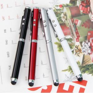 China Promotional Gift LED light Touch stylus metal pen with logo printing supplier