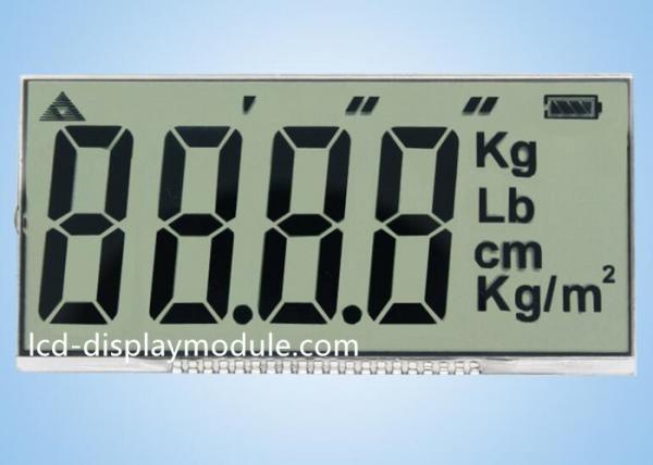 20 Metal PINs Twisted Nematic Display For Electronic Scale ISO14001 Approved