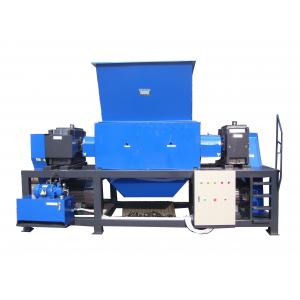 China Strong car tires shredder twin 2 shaft shredder machine tire recycling shredder supplier