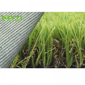 Natural Looking Commercial Artificial Turf Rug Synthetic Grass Lawn Eco Backing Recyclable