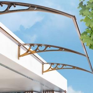 Chemical Pressure Treated PC Sheet Awning Canopy for Bus Station and Window Covering