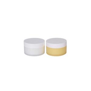 100g Customized Color and Cus[tomized Logo Cream Jar Containers With Plastic Scraper Packaging UKC19