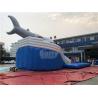 Outdoor Mobile Shark Commecial Giant Inflatable Pool / Water Park Equipment