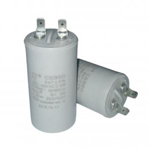 6.0mfd 450v Submersible Motor Capacitor CBB60 ROHS Certificated For Water Pump