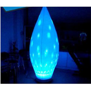 China Funny Inflatable Advertising Products 10ft Led Color Candle Wick For Birthday Party supplier