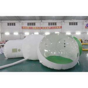 China Glamping Bubble Outdoor Clear Camping Lodge Bed Tent with Three Rooms one Tunnel supplier