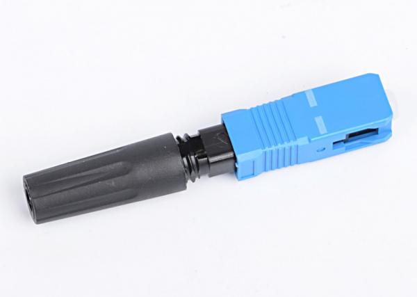 SC / UPC Fast Connect Fiber Connectors , FTTH Field Assembly Optical Connector