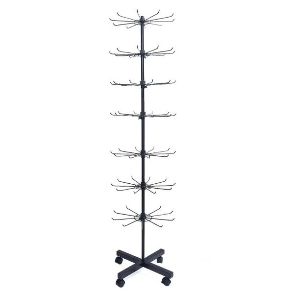 Portable Funko Pop Spinning Display Multi Tier Wire Retail Point Of Sale Displays With Hook