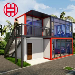 China 20ft 40ft Apartment Shipping Container House Bar Coffee Shop Store with Online Support supplier